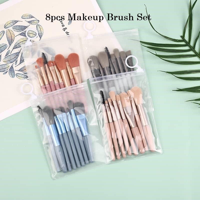 8 piece makeup brush set